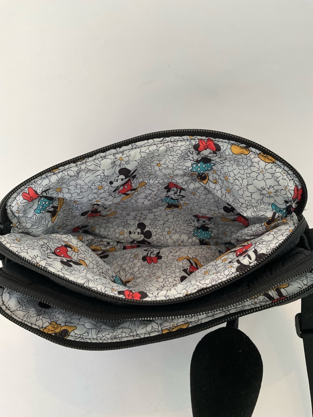 Vera Bradley Disney Quilted Mickey Crossbody Bag in Black - Picture 10 of 14